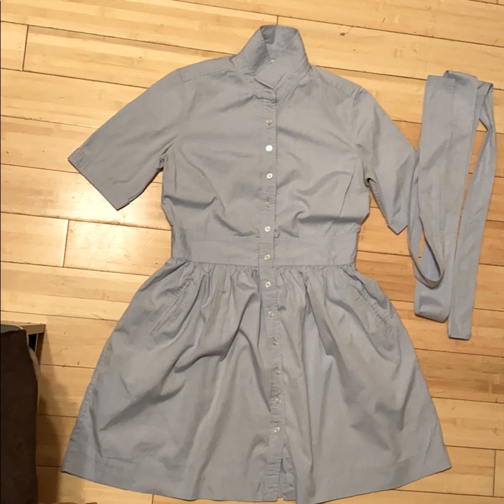 Women button down shirt dress